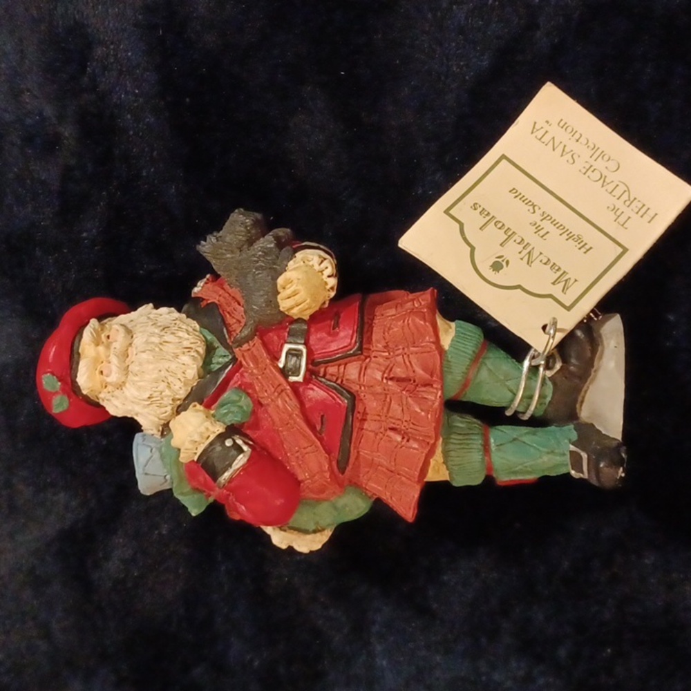 1990 Heritage Santa Collection MacNicholas The Highlands Santa Figurine 90s